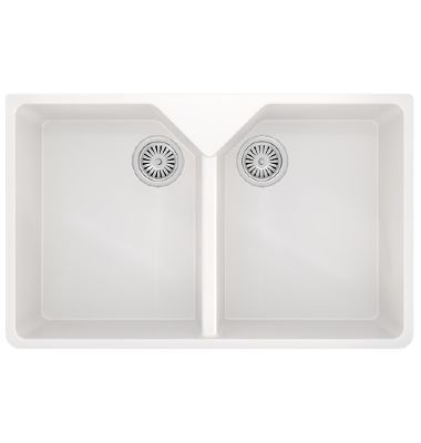 ELLSI COMITE WHITE DOUBLE BELFAST/BUTLER SINK, PDT-000259