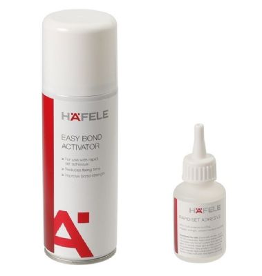 HAFELE ADHESIVE ACCELERATOR SET includes: 200ml AEROSOL & 50g GLUE BOTTLE, 003.04.016