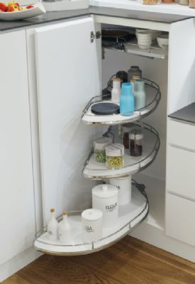 HAFELE VAUTH-SAGEL 1350mm - 1600mm EXTENSION POLE for CORNERSTONE MAXX CORNER PULL OUT SHELVING UNIT, 542.02.002 (shelves not included)