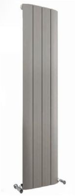TAILORED TAUPO SOFT COFFEE ALUMINIUM DESIGNER RADIATOR H1800mm x W375mm, 2206 (TB)