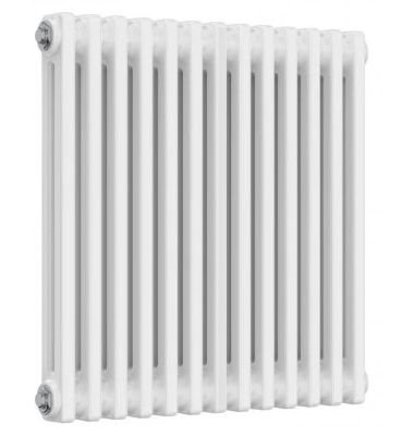 REINA COLONA WHITE 2 COLUMN TRADITIONAL/DESIGNER HORIZONTAL RADIATOR H600mm x W605mm, 2/C613