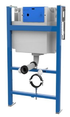 THOMAS DUDLEY Illusion 'V' WC Support Frame, Dual Flush Cistern with Polystyrene Insulation Jacket excl. Button/Push Plate, 323063 (Q-25499)