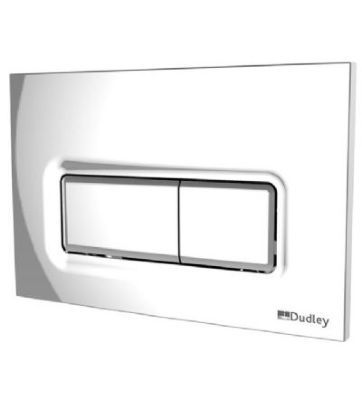  THOMAS DUDLEY REEF CHROME VANTAGE/MINIFLO DUAL FLUSH 233mm x 152mm x 13mm PUSH PLATE, 326393 *SPECIAL OFFER*