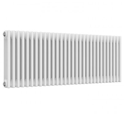 REINA COLONA WHITE 3 COLUMN TRADITIONAL/DESIGNER HORIZONTAL RADIATOR H500mm x W1370mm, 3/C530