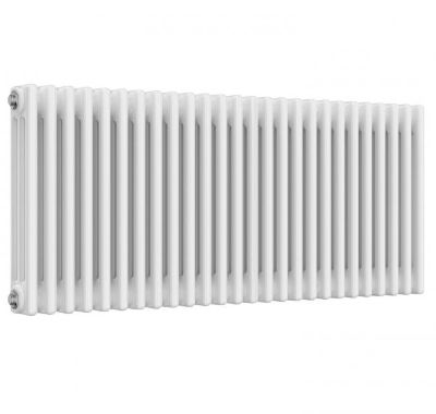 REINA COLONA WHITE 3 COLUMN TRADITIONAL/DESIGNER HORIZONTAL RADIATOR H600mm x W1190mm, 3/C626