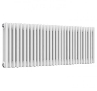 REINA COLONA WHITE 3 COLUMN TRADITIONAL/DESIGNER HORIZONTAL RADIATOR H600mm x W1370mm, 3/C630