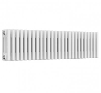 REINA COLONA WHITE 4 COLUMN TRADITIONAL/DESIGNER HORIZONTAL RADIATOR H300mm x W1190mm, 4/C326