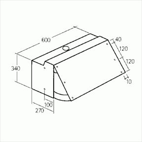 VECTAIRE 'I' GREY 60cm INTEGRATED TWIN MOTOR EXTRACTOR, I4260GR (V) VECTAIRE 'I' GREY 60cm INTEGRATED TWIN MOTOR EXTRACTOR, I4260GR (V)