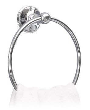MILLER STOCKHOLM CHROME BATHROOM TOWEL RING, 605C (P2G)