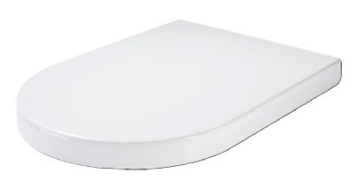 TAILORED DEE WHITE 'D' SHAPED SOFT CLOSE TOP/BOTTOM FIX TOILET SEAT, 6102 TAILORED DEE WHITE 'D' SHAPED SOFT CLOSE TOP/BOTTOM FIX TOILET SEAT, 6102