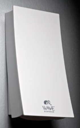 BETTER LIVING PRODUCTS WAVE 1 WHITE LOCKABLE SINGLE DISPENSER, 34150 *SPECIAL OFFER*