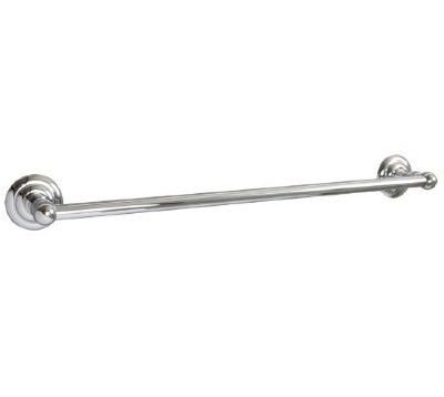 MILLER RICHMOND CHROME BATHROOM 49.5cm SINGLE SHORT TOWEL RAIL, 6606C (P2G)