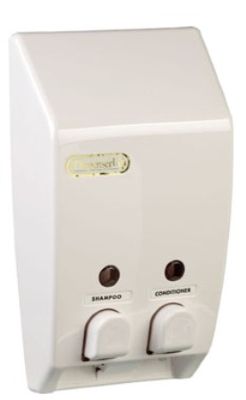 BETTER LIVING PRODUCTS CLASSIC 2 WHITE DOUBLE DISPENSER, 71250