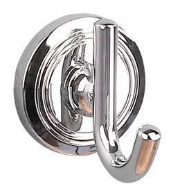 MILLER OSLO CHROME BATHROOM SINGLE ROBE HOOK, 8022C (P2G)