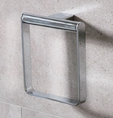 MILLER MIAMI CHROME BATHROOM TOWEL RING, 8405C (P2G)
