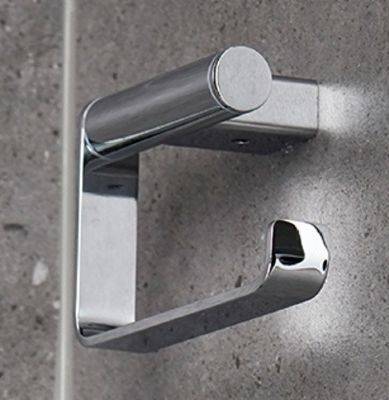 MILLER MIAMI CHROME BATHROOM SWIVEL TOILET ROLL HOLDER, 8410C (P2G)