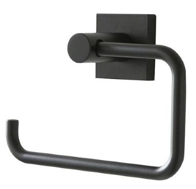 MILLER ATLANTA MATT BLACK BATHROOM TOILET ROLL HOLDER, 8810B (P2G)