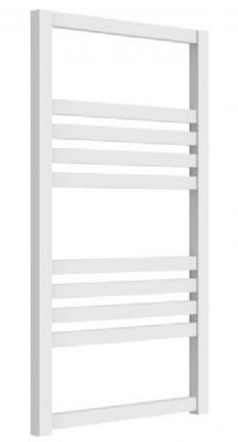 REINA BOLCA WHITE ALUMINIUM DESIGNER TOWEL WARMER H870mm x W485mm, A-BLC0875W *SPECIAL OFFER*