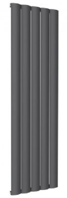 REINA BELVA ANTHRACITE TEXTURE SINGLE PANEL ALUMINIUM VERTICAL DESIGNER RADIATOR H1800 x W516, A-BLV180051SA *SPECIAL OFFER*