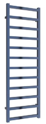 REINA FANO BLUE SATIN ALUMINIUM DESIGNER TOWEL WARMER H1500mm x W485mm, A-FNO1505B *SPECIAL OFFER*