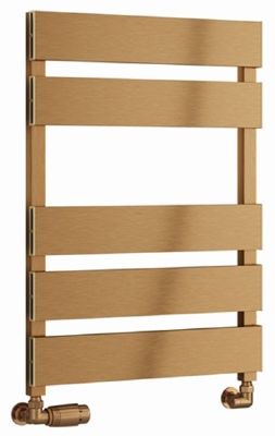 REINA FERMO COPPER SATIN ALUMINIUM DESIGNER TOWEL WARMER H710mm x W480mm, A-FRM0715C *SPECIAL OFFER*