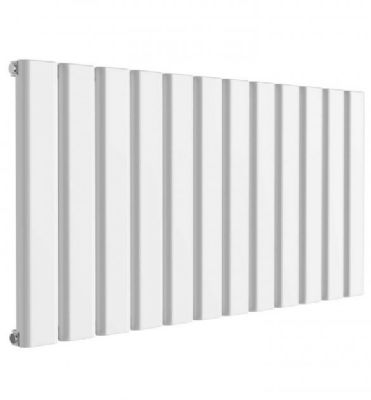 REINA VICARI WHITE TEXTURE ALUMINIUM SINGLE HORIZONTAL DESIGNER RADIATOR H600 x W1200, A-VCR060120SW *SPECIAL OFFER*