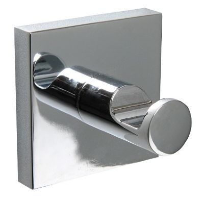   MILLER PRIMARY CUBE CHROME BATHROOM SINGLE ROBE HOOK, C11 **SPECIAL OFFER**