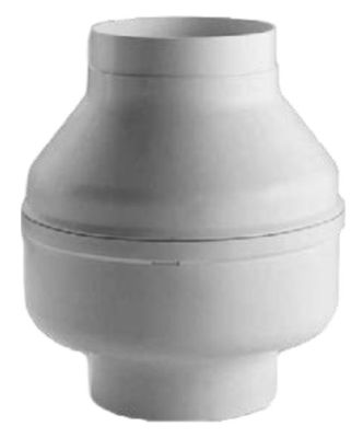 VECTAIRE 'CIL' CENTRIFUGAL WHITE, STANDARD 10cm IN-LINE HIGH PERFORMANCE FAN (Additional Timer available), CIL100P