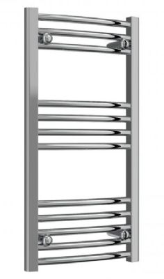 REINA CAPO CHROME CURVED LADDER TOWEL WARMER H800mm x W400mm, CPO0840CC