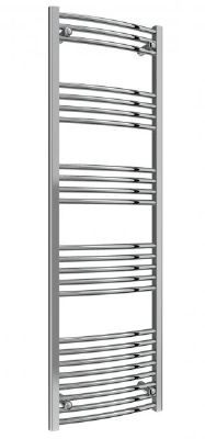 REINA CAPO CHROME CURVED LADDER TOWEL WARMER H1600mm x W500mm, CPO1650CC