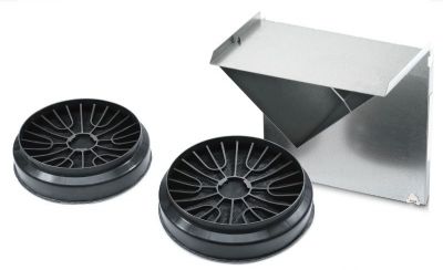 BOSCH CHARCOAL FILTER for RECIRCULATING EXTRACTOR HOODS (2 filters included), DHZ5275