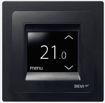 IMPEY DEVIreg TOUCH BLACK TOUCH SCREEN THERMOSTAT/TIMER, DMTBLACK