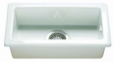 RAK GOURMET SINK 7 - WHITE RECTANGULAR OVER/INSET/UNDERCOUNTER SINGLE BOWL CERAMIC SINK, GOSINK7 RAK GOURMET SINK 7 - WHITE RECTANGULAR OVER/INSET/UNDERCOUNTER SINGLE BOWL CERAMIC SINK, GOSINK7
