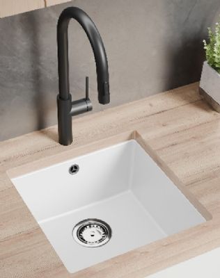 GRANMASTER CORO WHITE MASTERDURO SINGLE BOWL INSET/UNDERMOUNTED SINK, GRA0148 GRANMASTER CORO WHITE MASTERDURO SINGLE BOWL INSET/UNDERMOUNTED SINK, GRA0148