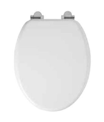  ROPER RHODES/INSTINCT TAHITI LUXURY HEAVY WEIGHT WHITE MOULDED WOOD SOFT CLOSE TOILET SEAT, INST03006 *SPECIAL OFFER*
