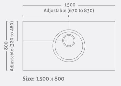 IMPEY AQUA-DEC EASY FIT WETROOM FLOOR FORMER 1500mm x 800mm, ADE1580GRY IMPEY AQUA-DEC EASY FIT WETROOM FLOOR FORMER 1500mm x 800mm, ADE1580GRY