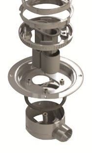 IMPEY AQUA-DEC EASY FIT 'TILED INSERT' BRUSHED STAINLESS STEEL TILED FLOOR GULLY with HORIZONTAL OUTLET, QUADT14/H IMPEY AQUA-DEC EASY FIT 'TILED INSERT' BRUSHED STAINLESS STEEL TILED FLOOR GULLY with HORIZONTAL OUTLET, QUADT14/H