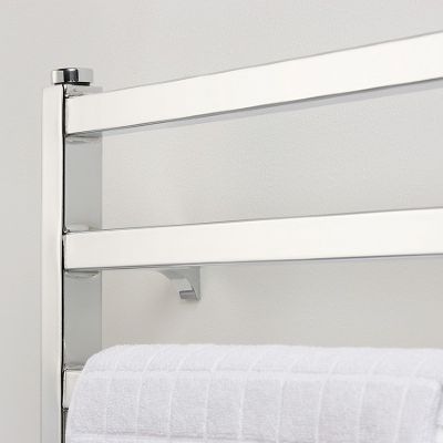 ULTRAHEAT KARNAK CHROME BATHROOM H1000mm x W500mm CONTEMPORARY SQUARE TUBULAR TOWEL WARMER, 5K10C ULTRAHEAT KARNAK CHROME BATHROOM H1000mm x W500mm CONTEMPORARY SQUARE TUBULAR TOWEL WARMER, 5K10C