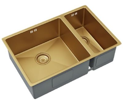 images/ *SPECIAL OFFER* ELLSI ELITE INSET/UNDERMOUNTED BRUSHED GOLD EFFECT STAINLESS STEEL SINK, PDT-000008