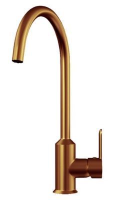 ELLSI ENTICE BRUSHED COPPER MONO SINGLE LEVER SIDE ACTION KITCHEN SINK MIXER TAP with SWIVEL SPOUT, PDT-000020 *SPECIAL OFFER* (EL)