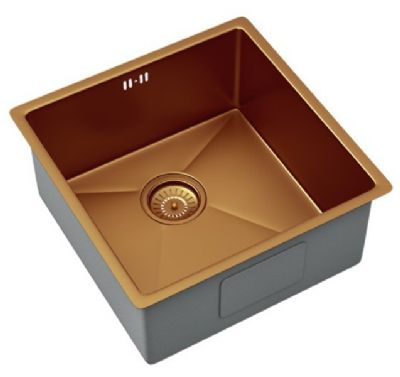 images/ELLSI ELITE INSET BRUSHED COPPER EFFECT STAINLESS STEEL SINK, PDT-000027