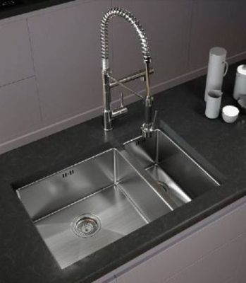 ELLSI ELITE INSET/UNDERMOUNTED STAINLESS STEEL 1.5 BOWL SINK, PDT-000079