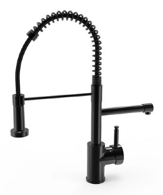 Ellsi Multiuse 3-in1 hot water kitchen tap with Handset Matt Black Finish, PDT-000231-215-52