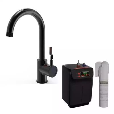 ELLSI FIRM/INDUSTRIAL MATT BLACK FINISH 3 IN 1 INSTANT HOT WATER KITCHEN TAP with BOILER & FILTER, PDT-000243-215-52 (EL) *SPECIAL OFFER* ELLSI FIRM/INDUSTRIAL MATT BLACK FINISH 3 IN 1 INSTANT HOT WATER KITCHEN TAP with BOILER & FILTER, PDT-000243-215-52 (EL) *SPECIAL OFFER*