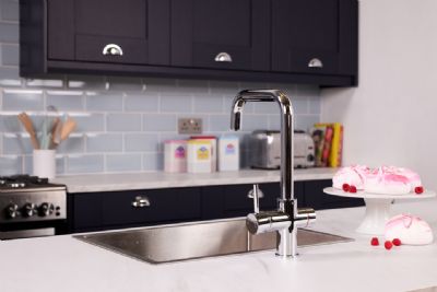 ELLSI IMPROMTA Biometric Controlled Chrome 4-in-1 Instant Hot Water 'D' Shaped Kitchen Tap with Boiler & Filter, PDT-001085-215(BIO)-52 ELLSI IMPROMTA Biometric Controlled Chrome 4-in-1 Instant Hot Water 'D' Shaped Kitchen Tap with Boiler & Filter, PDT-001085-215(BIO)-52