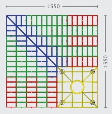 IMPEY AQUA-GRADE SQUARE SYSTEM - TWO WALLS - TWO FALLS 1350mm x 1350mm for TILED & VINYL FLOORS, AG135135/2F IMPEY AQUA-GRADE SQUARE SYSTEM - TWO WALLS - TWO FALLS 1350mm x 1350mm for TILED & VINYL FLOORS, AG135135/2F