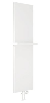 REINA BORDA WHITE TEXTURED MILD STEEL VERTICAL DESIGNER RADIATOR H1800 x W540, RND-BRD18054W