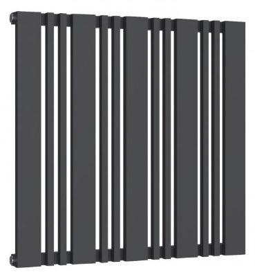 REINA BONERA ANTHRACITE MILD STEEL SINGLE PANEL HORIZONTAL DESIGNER RADIATOR H550mm x W588mm, RND-HB588A *SPECIAL OFFER*