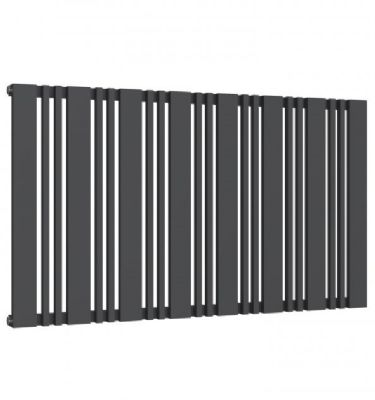  REINA BONERA ANTHRACITE MILD STEEL SINGLE PANEL HORIZONTAL DESIGNER RADIATOR H550mm x W984mm, RND-HB984A *SPECIAL OFFER*