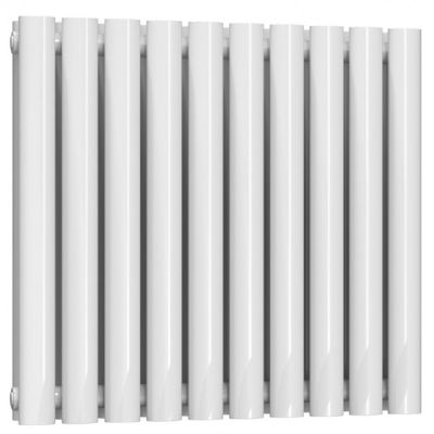 REINA NEVA WHITE DOUBLE PANEL HORIZONTAL DESIGNER RADIATOR H550mm x W590mm, RND-HNV10D